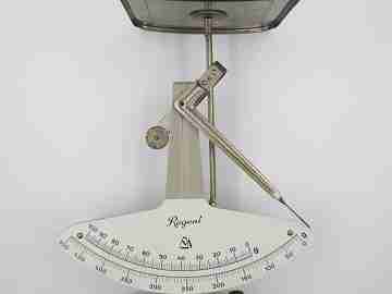 Regent letter scale / Table scale. Metal & enamel. Jakob Maul GmbH. 1960's