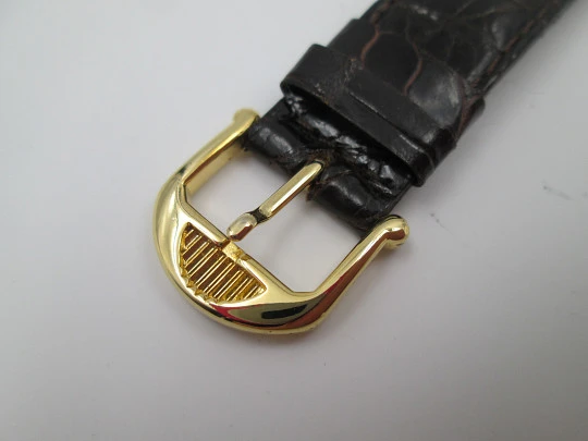 Reloj automático Royce Leadership. Chapado oro y acero inoxidable. Calendario. 1960