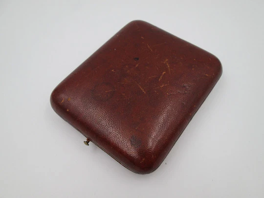 Reloj bolsillo Longines lepine. Acero cromado. Cuerda remontoir. Segundero. Suiza. 1930