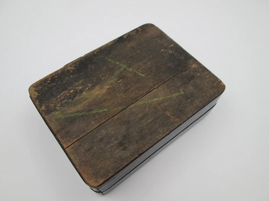Reloj bolsillo Longines. Acero cromado. Cuerda manual. Estuche de madera. Suiza. 1960