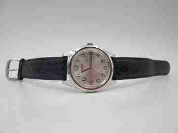 Reloj de caballero Citizen. Acero inoxidable. Cuerda manual. Correa piel. Japón. 1970