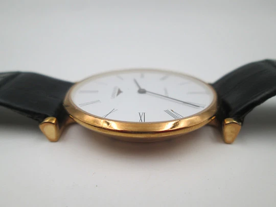 Reloj de vestir automático Longines La Grande Classique. Acero y revestimiento PVD oro