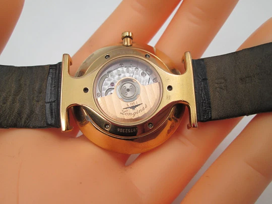 Reloj de vestir automático Longines La Grande Classique. Acero y revestimiento PVD oro