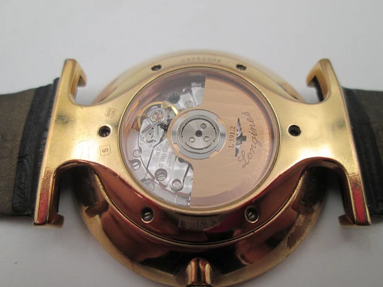 Reloj de vestir automático Longines La Grande Classique. Acero y revestimiento PVD oro
