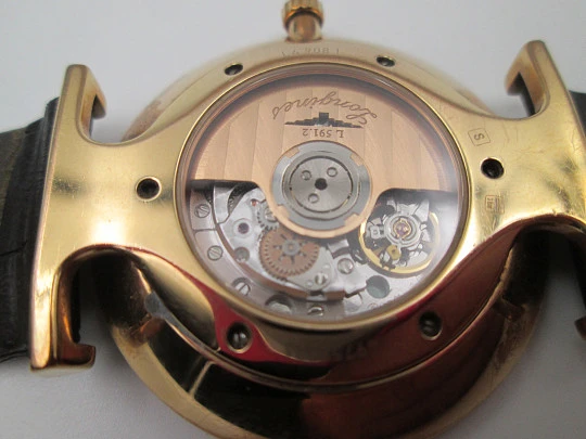 Reloj de vestir automático Longines La Grande Classique. Acero y revestimiento PVD oro