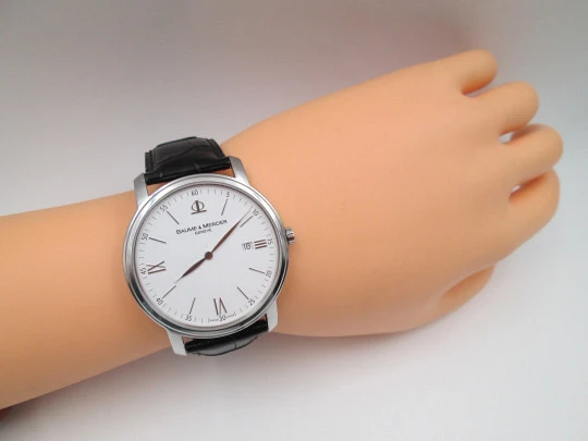 Reloj de vestir de cuarzo para caballero Baume & Mercier Classima. Acero inoxidable. Suiza Reloj de vestir de cuarzo para caballero Baume & Mercier Classima. Acero inoxidable. Suiza