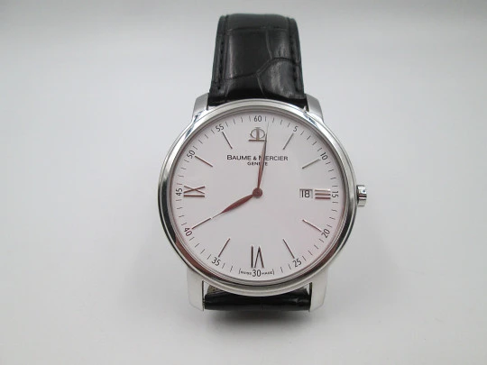 Reloj de vestir de cuarzo para caballero Baume & Mercier Classima. Acero inoxidable. Suiza