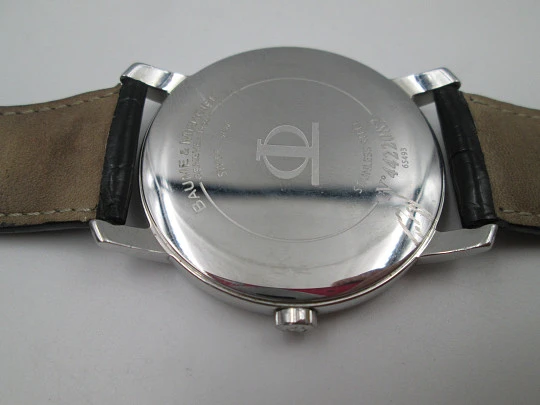 Reloj de vestir de cuarzo para caballero Baume & Mercier Classima. Acero inoxidable. Suiza