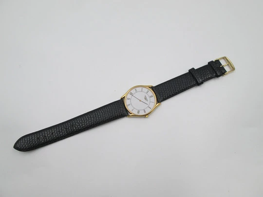 Reloj de vestir unisex Longines La Grande Classique. Acero y chapado oro. Cuarzo. 1990 Reloj de vestir unisex Longines La Grande Classique. Acero y chapado oro. Cuarzo. 1990