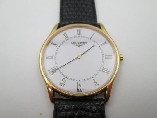 Reloj de vestir unisex Longines La Grande Classique. Acero y chapado oro. Cuarzo. 1990 Reloj de vestir unisex Longines La Grande Classique. Acero y chapado oro. Cuarzo. 1990