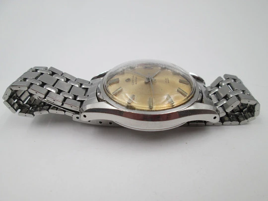 Reloj deportivo automático Certina DS. Acero inoxidable. Calendario. Brazalete. 1960