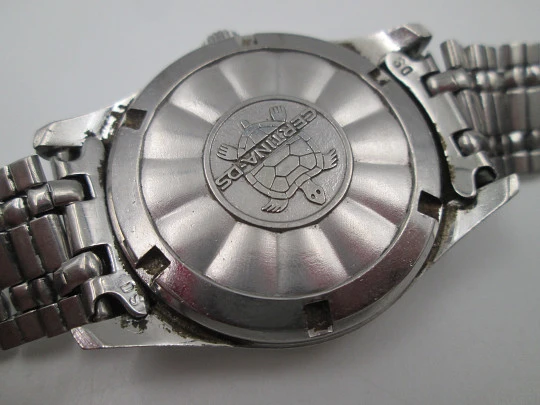 Reloj deportivo automático Certina DS. Acero inoxidable. Calendario. Brazalete. 1960