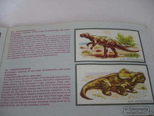 Reptiles prehistóricos. 1969. Crosse & Blackwell