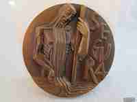 Río Segura. Alto relieve. Bronce. F.N.M.T. Años 80. Madrid