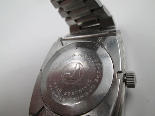 Roamer Rockshell Mark V. Stainless steel. Automatic. 1970's. Date