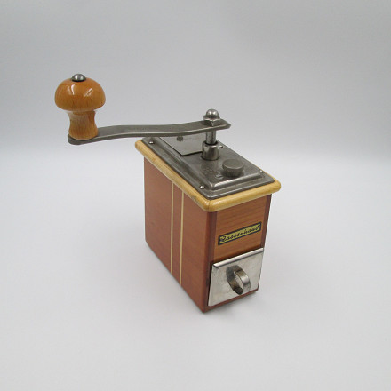 Robert Zassenhaus Coffee Grinder Wood Metal Germany 1950 | El