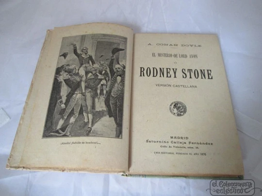 Rodney Stone. 1900. Calleja publisher. Conan Doyle. Madrid