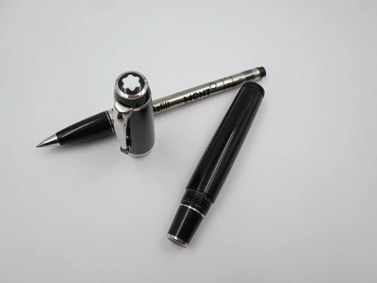 Rollerball Montblanc Boheme. Resina negra y metal platinado. Alemania. 2000