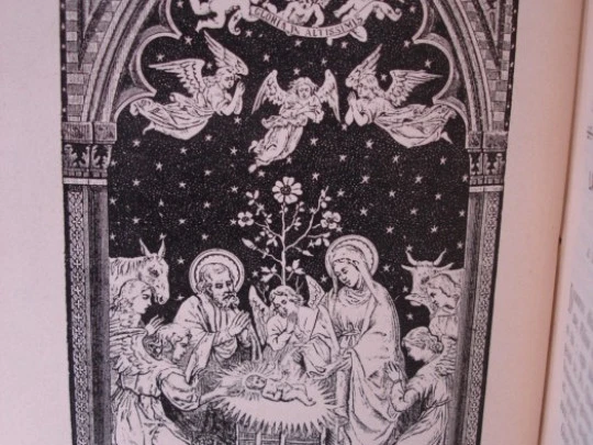 Roman missal. Leather covers. Metal clasps. France. 1867