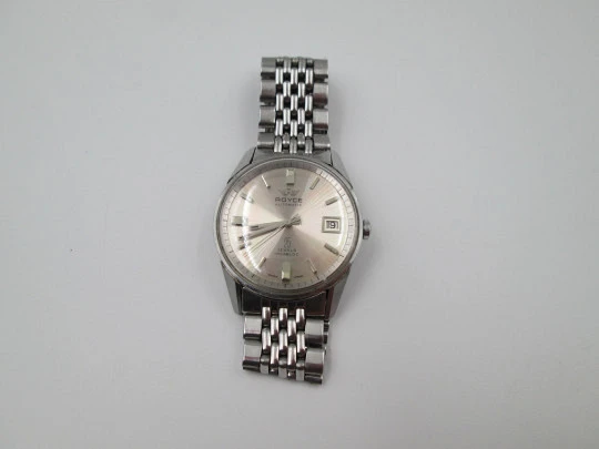 Royce. Acero inoxidable. Brazalete. Automático. Calendario. 1970. Suiza