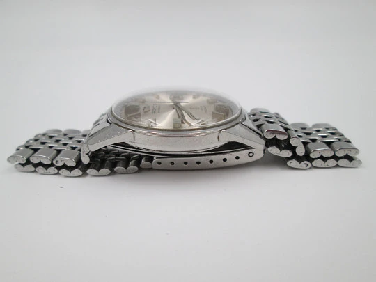 Royce. Acero inoxidable. Brazalete. Automático. Calendario. 1970. Suiza