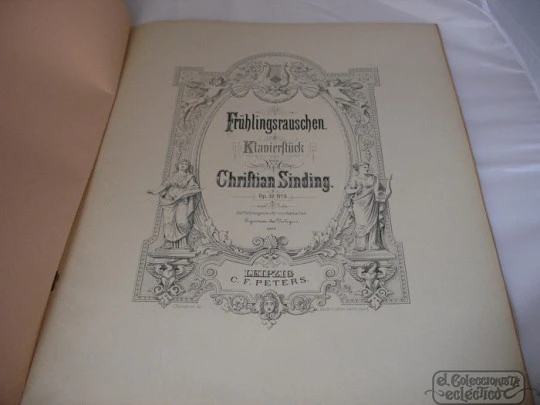 Rustle of Spring. Christian Sinding. 1896. Edition Peters. London