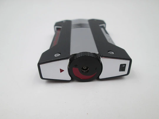 S.T. Dupont Defi Extreme torch flame gas lighter. Black resin and chrome metal. 2020's S.T. Dupont Defi Extreme torch flame gas lighter. Black resin and chrome metal. 2020's