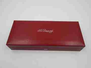 S.T. Dupont Olympio fountain pen. 23 microns gold plated. 18k nib. Box