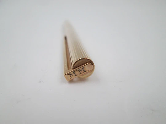 S.T. Dupont París Classique ballpoint pen. Gold filled. Original box. 2000's. France