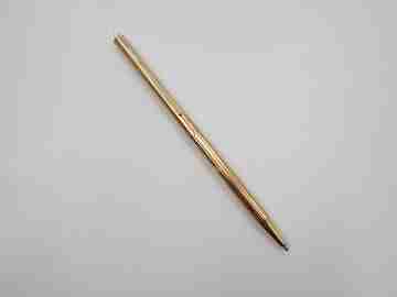 S.T. Dupont París Classique ballpoint pen. Gold plated metal. Original box. 1990's. France