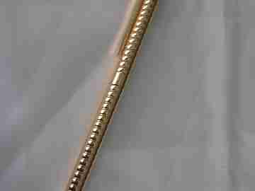 S.T. Dupont. 20 microns gold-plated. 1980's. France. Waves