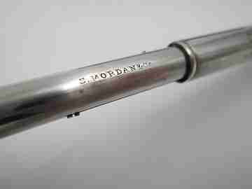 Sampson Mordan dip pen & propelling pencil combo. Sterling silver. 1880