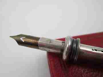 Sampson Mordan dip pen & propelling pencil combo. Sterling silver. 1880