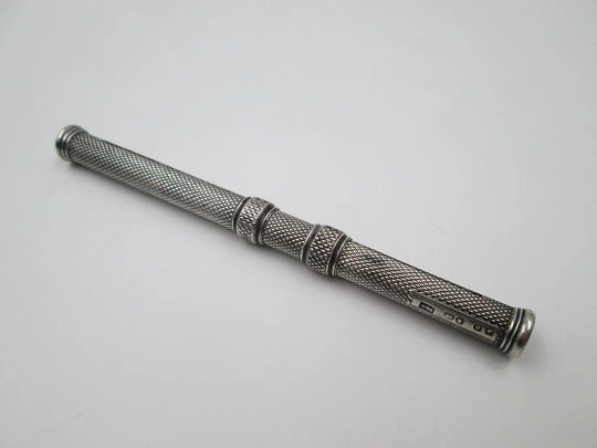 Sampson Mordan dip pen & propelling pencil combo. Sterling silver. 1880. UK
