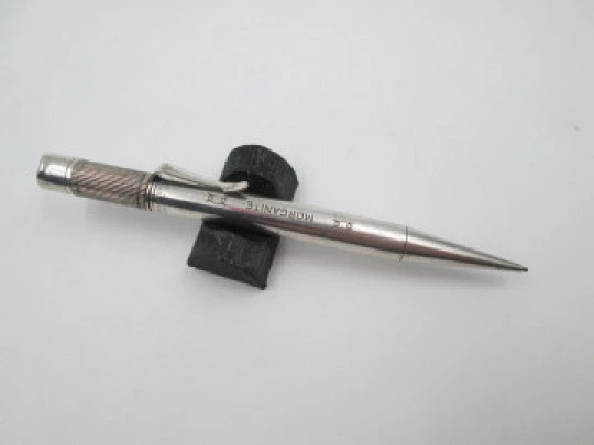 Sampson Mordan Everpoint Morganite mechanical pencil. Silver plated. 1920's