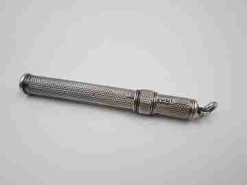 Sampson Mordan extendable pencil. Sterling silver. 1900s. United Kingdom