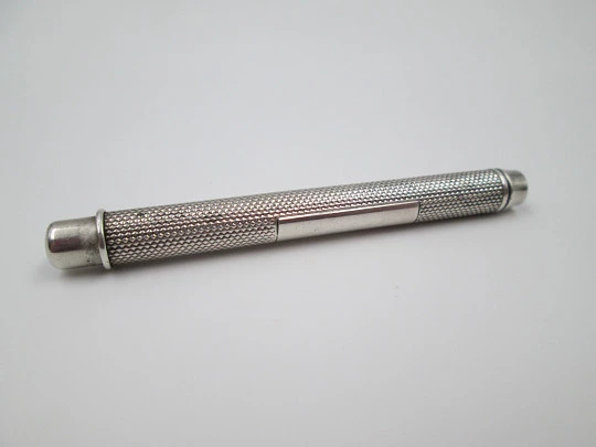 Sampson Mordan mechanical propelling pencil. Sterling silver. 1916