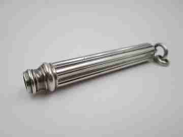 Sampson Mordan mechanical propelling twist pencil. Silver. 1910's