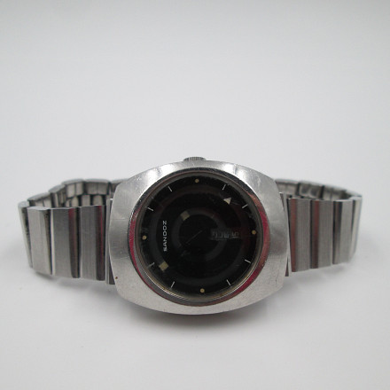 Sandoz Pop Art Lady Mistery Dial Steel Automatic 1970s El