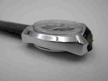 Santpi De Luxe ladies wristwatch. Steel & metal. Manual wind. Bitone dial. Calendar
