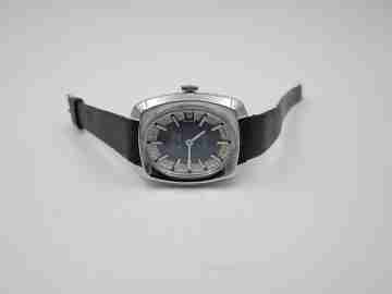 Santpi De Luxe ladies wristwatch. Steel & metal. Manual wind. Bitone dial. Calendar