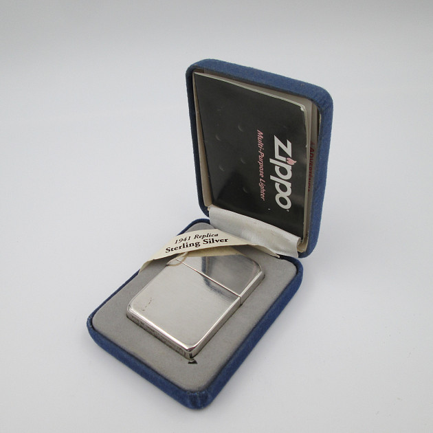Zp-1] STERLING 温か ZIPPO 2004年製 1941モデルレプリカ