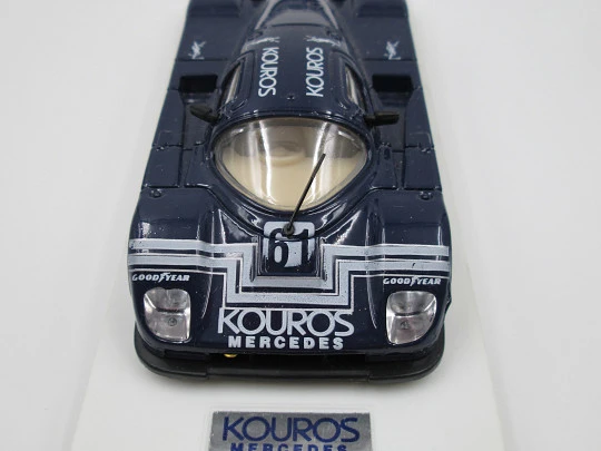 Sauber-Mercedes C8 'Kouros' coche metal miniatura. Estuche. Hong-Kong. 1980