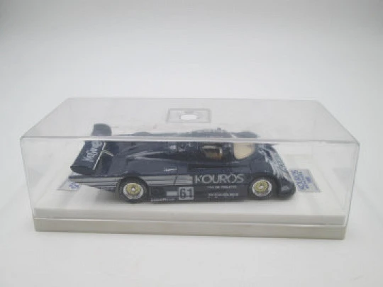 Sauber-Mercedes C8 'Kouros' miniature metal car. Original box. Hong-Kong. 1980's