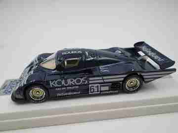 Sauber-Mercedes C8 'Kouros' miniature metal car. Original box. Hong-Kong. 1980's