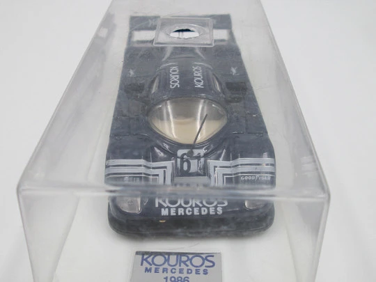 Sauber-Mercedes C8 'Kouros' miniature metal car. Original box. Hong-Kong. 1980's