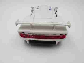 Scalextric slot car. Porsche 911 GT1 Mobil. Tecnitoys. 2000's. White. Spain
