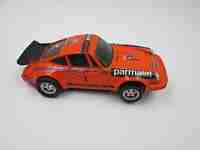 Scalextric slot car. Porsche Carrera RS. Exin. 1980's. Orange. Spain