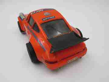 Scalextric slot car. Porsche Carrera RS. Exin. 1980's. Orange. Spain