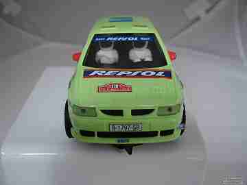 Scalextric slot car. Seat Ibiza Repsol Rally. Tyco. 1996. Spain